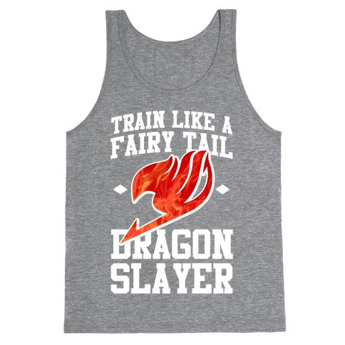 Train Like a Fairy Tail Dragon Slayer (Natsu) Tank Top